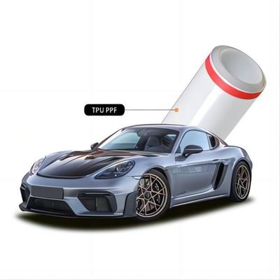 ฟิล์มครอบรถยนต์ใส ไม่มองเห็น ปรับตัวเอง Roll Tpu Ppf Paint Protection Film สําหรับรถยนต์